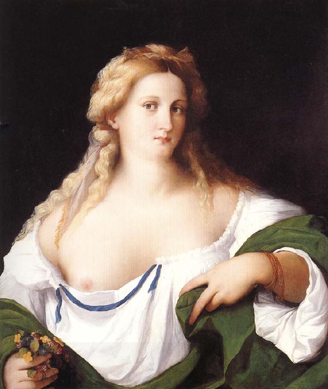 Palma Vecchio A Blonde Woman oil painting picture